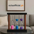 3 Pcs Hourglass Timer Set – 5/10/15 Minutes Sand Timers