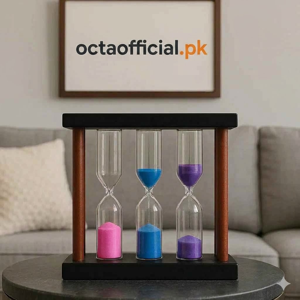3 Pcs Hourglass Timer Set – 5/10/15 Minutes Sand Timers