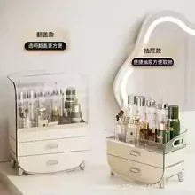 Dust Proof Makeup Organizer with Drawers