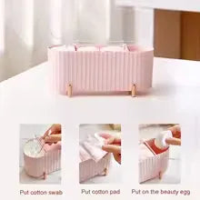 Dustproof Makeup Organizer Box with Lid