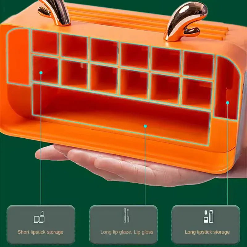 Dustproof Makeup Organizer for Wall Storage