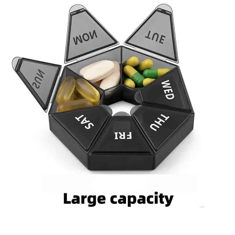 Dustproof Travel Pill Case Organizer