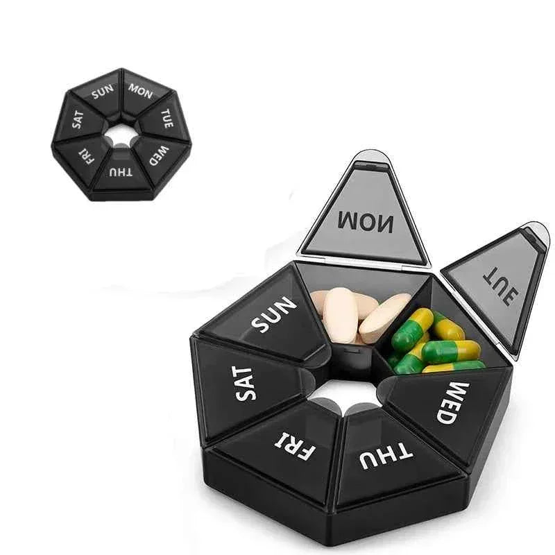 Dustproof Travel Pill Case Organizer
