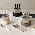 Ceramic 6pcs Fork Set – Elegant Dining Cutlery Set