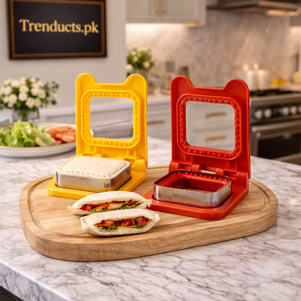Sandwich Cutter & Sealer – Stainless Steel Crustless Pocket Maker