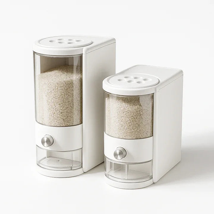 Premium Rice Dispenser with Airtight Storage Container