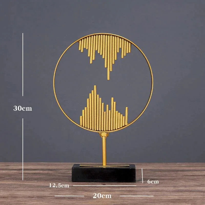 Metal Motive Decorative Showpiece – Elegant Home Accent
