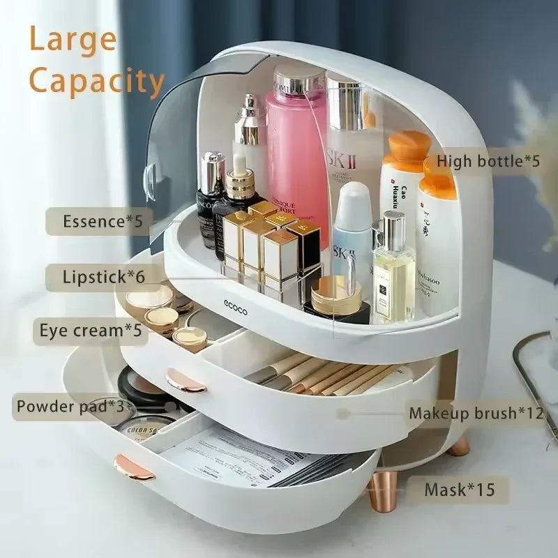 Dustproof Waterproof Makeup Organizer Box