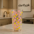 Luxury Flower Glass Cup - Double Layer Insulated Design
