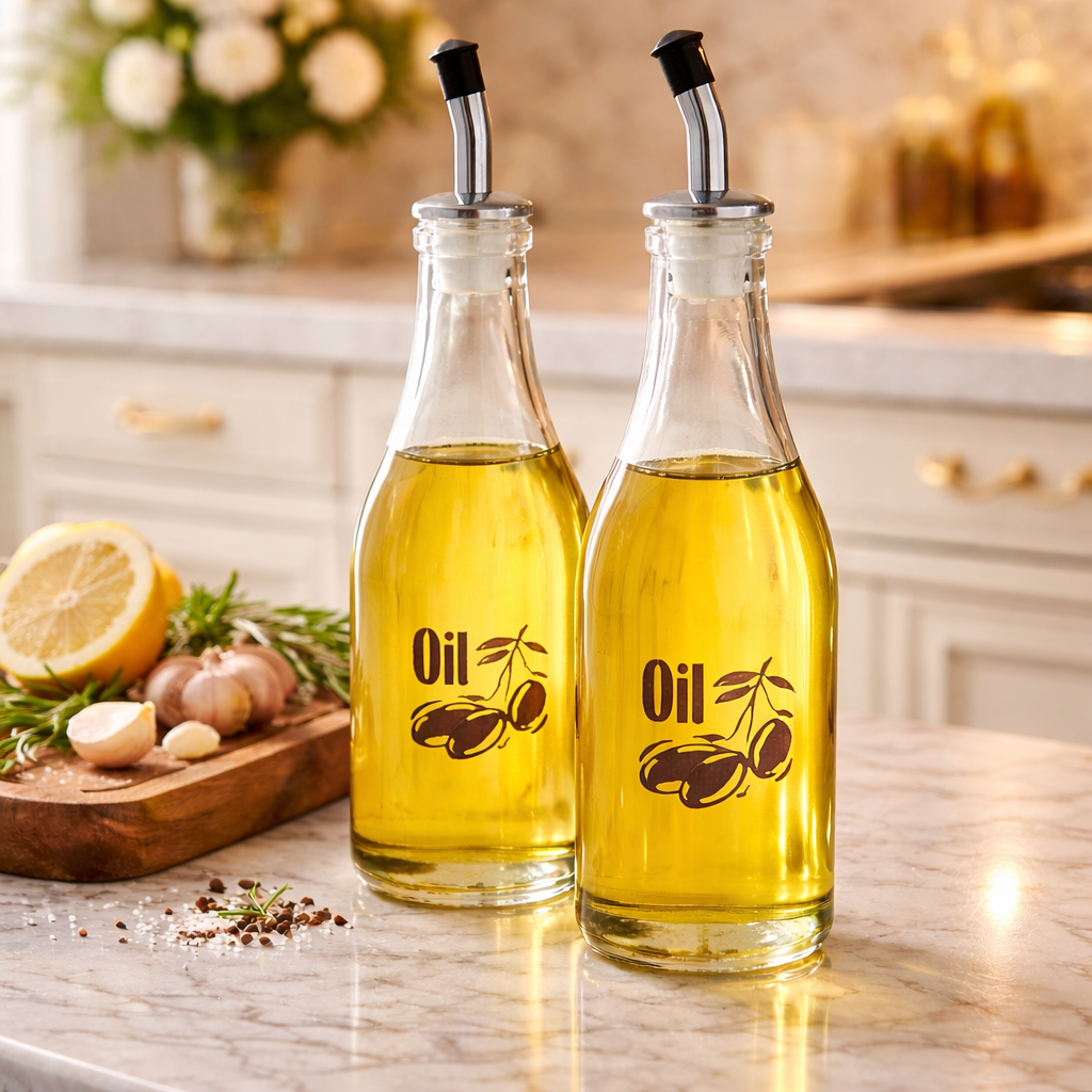 Precision Pour – Modern Acrylic Oil Bottle