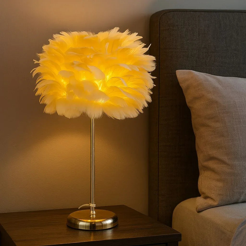 Electric Feather Lamp - Soft Ambient Light