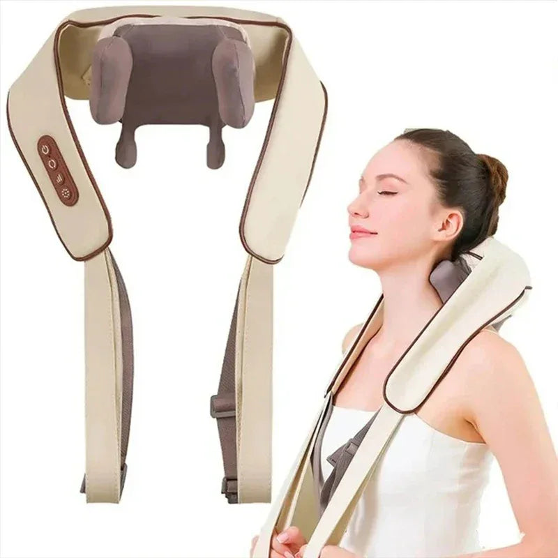 Electric Neck and Shoulder Massager with Shiatsu Pain Relief