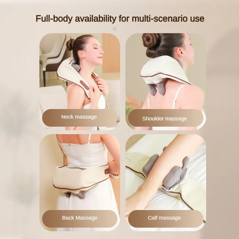Electric Neck and Shoulder Massager with Shiatsu Pain Relief