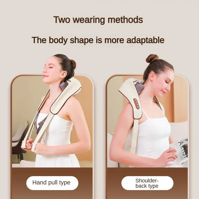Electric Neck and Shoulder Massager with Shiatsu Pain Relief