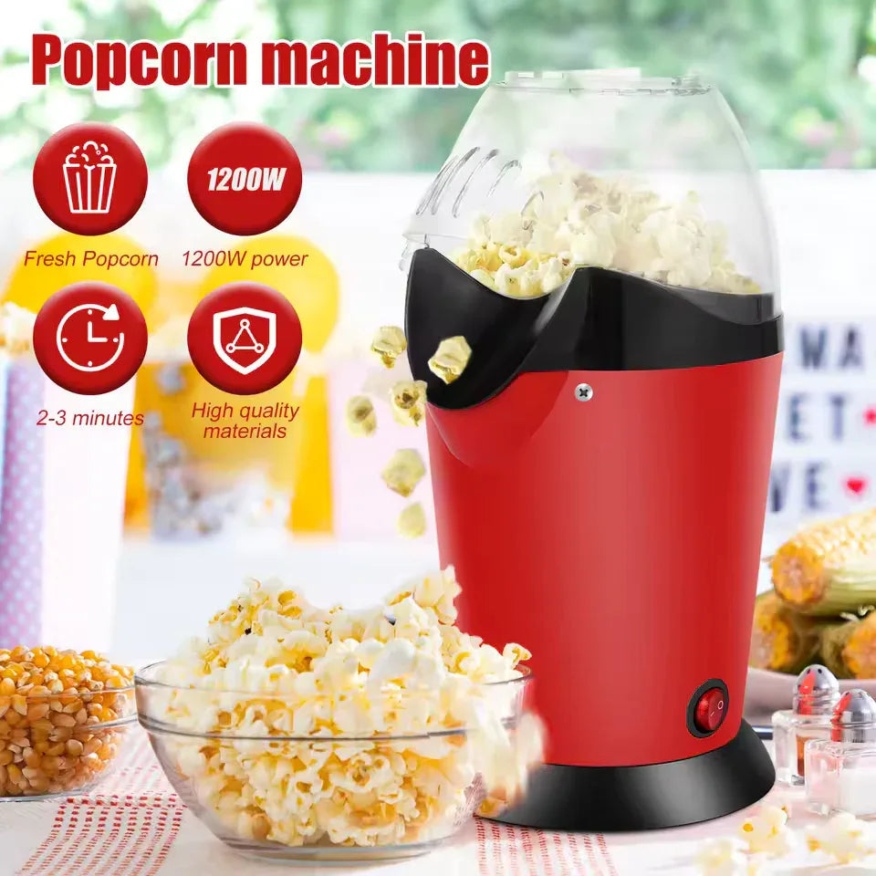Willstar Electric Popcorn Maker Machine - Fast & Easy