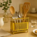Golden Spoon Holder Rack - Durable Kitchen Organizer