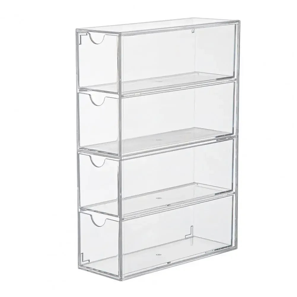 Clear Sunglasses Storage Box with Drawers