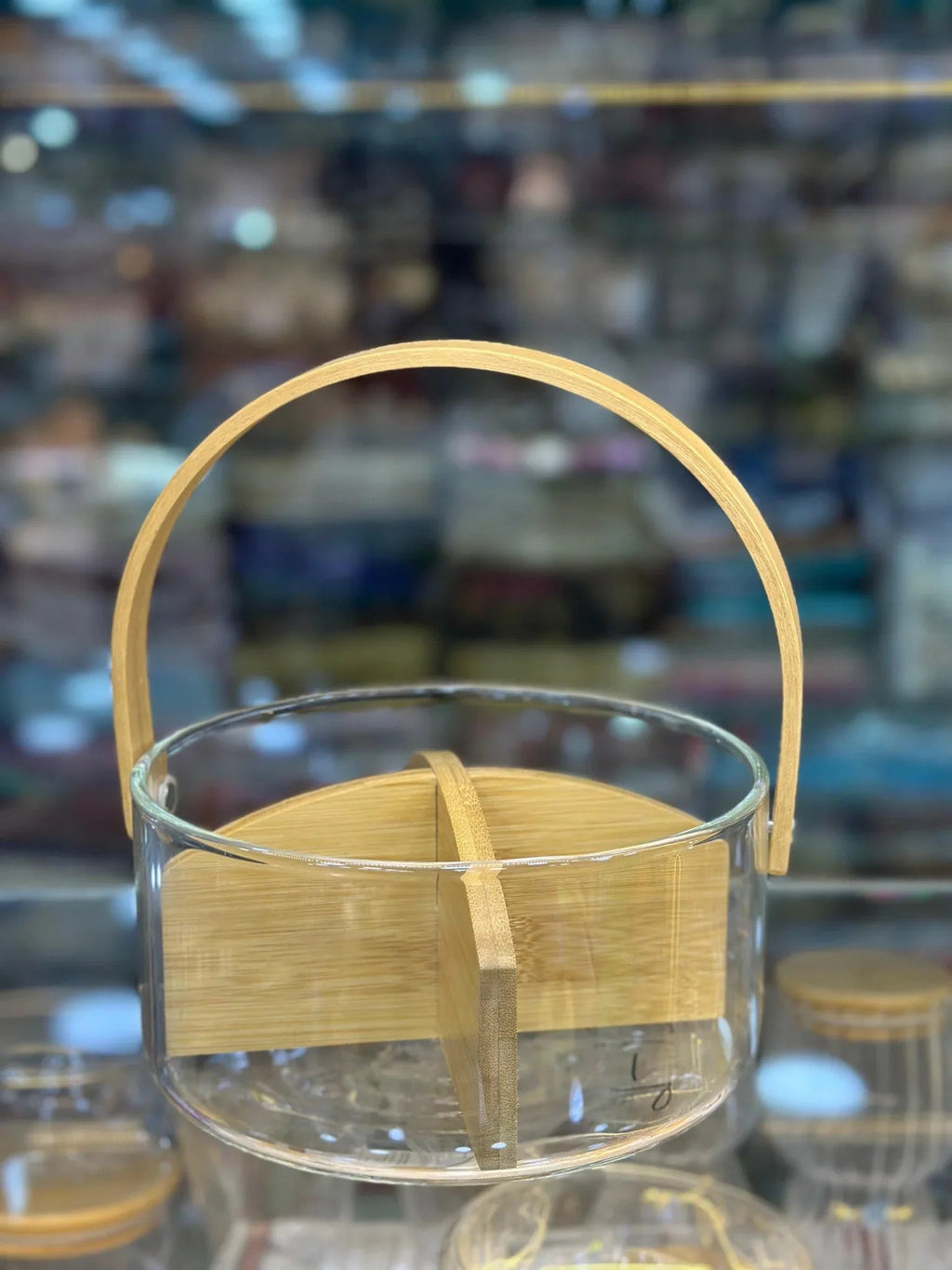 Clear Dry Fruit & Chocolate Divider Dish