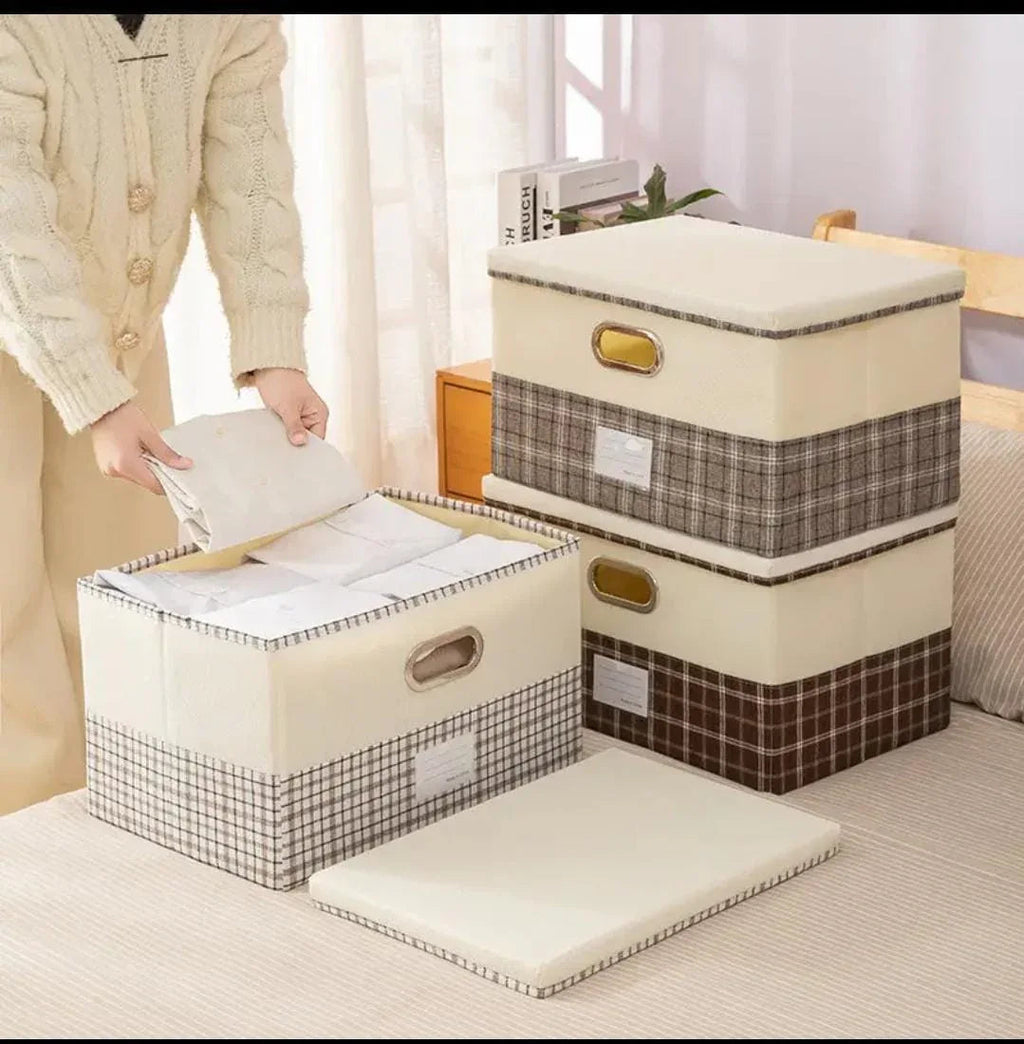 Fabric Storage Boxes for Clothes - Durable & Stylish