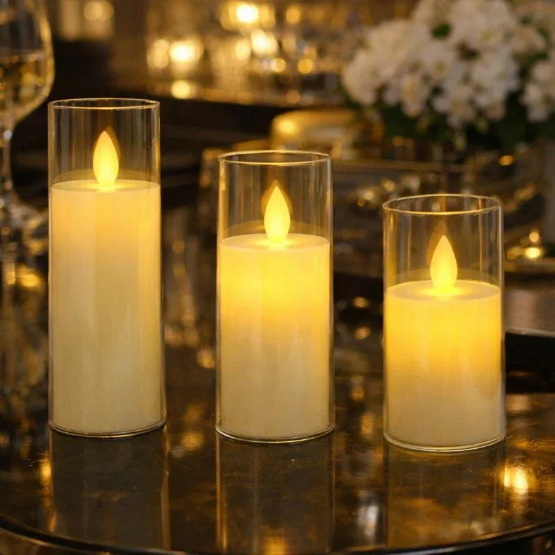 Luxury LED Flameless Candles – Warm Light