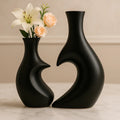 Modern Abstract Couple Vases – Artistic Romantic Home Décor
