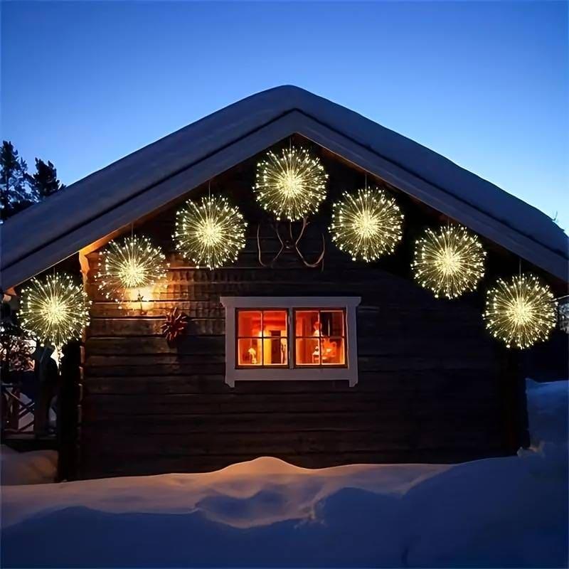 Firework String Lights Battery Operated with Remote