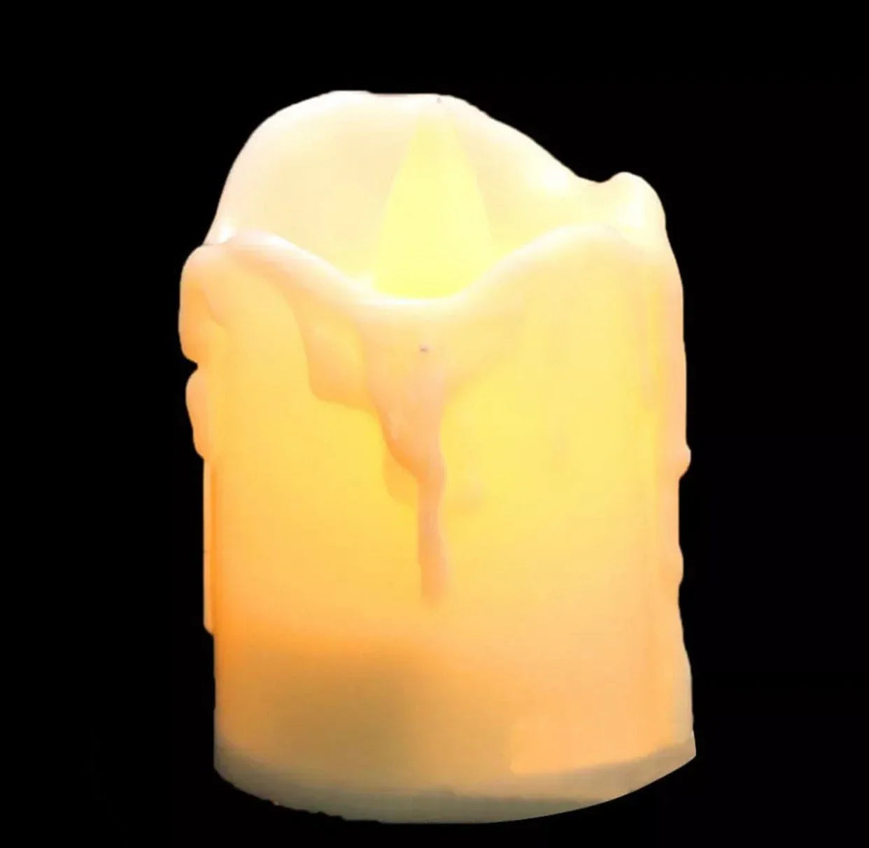 Set of 3 Flameless LED Tea Lights Set - Safe & Realistic Glow