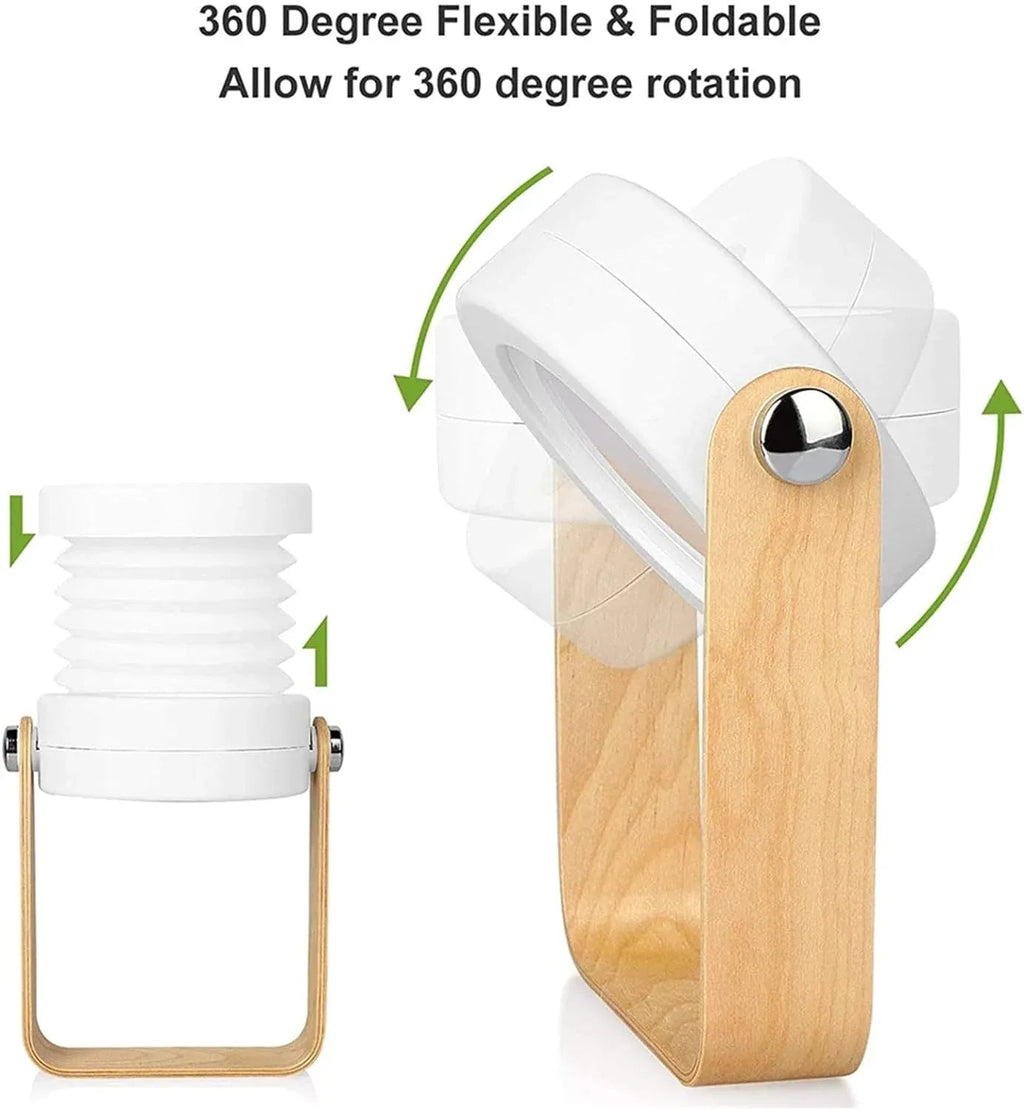 4 in 1 Foldable LED Table Lamp – Portable & Stylish