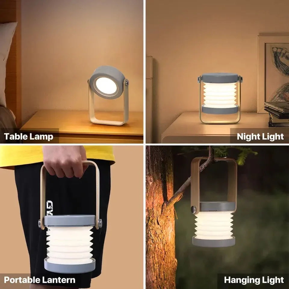 4 in 1 Foldable LED Table Lamp – Portable & Stylish