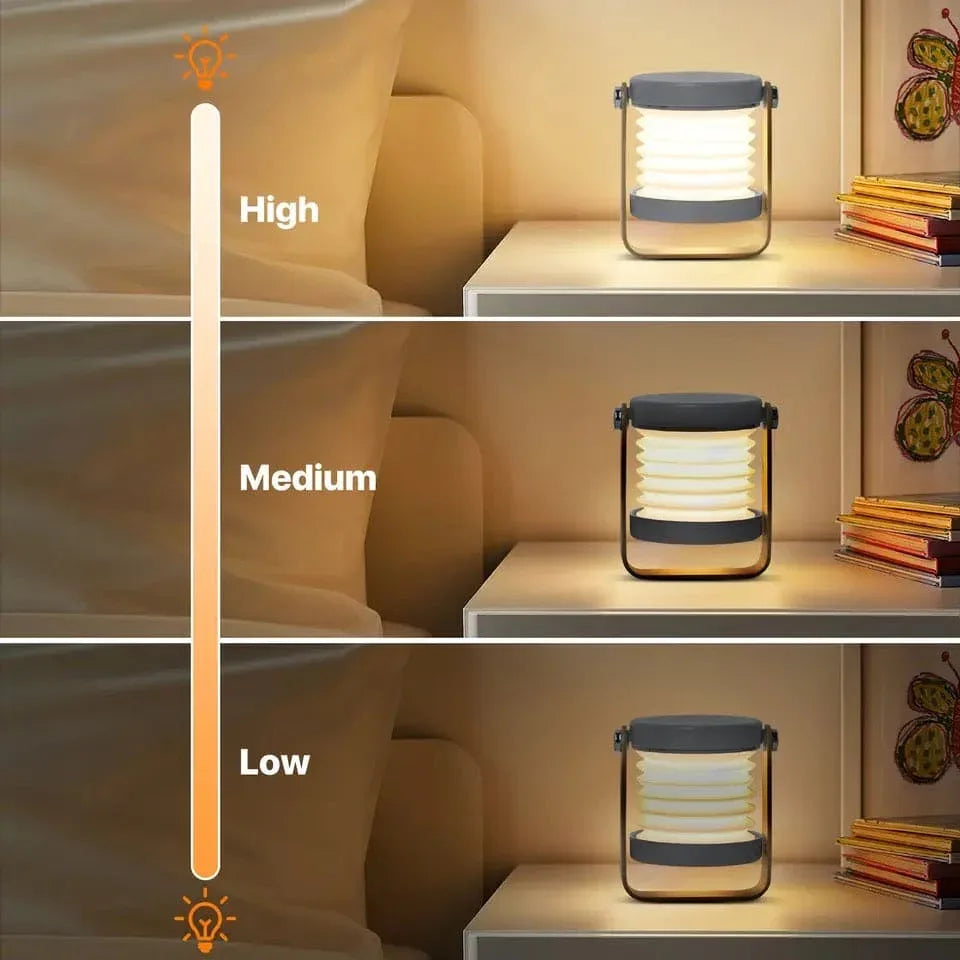 4 in 1 Foldable LED Table Lamp – Portable & Stylish