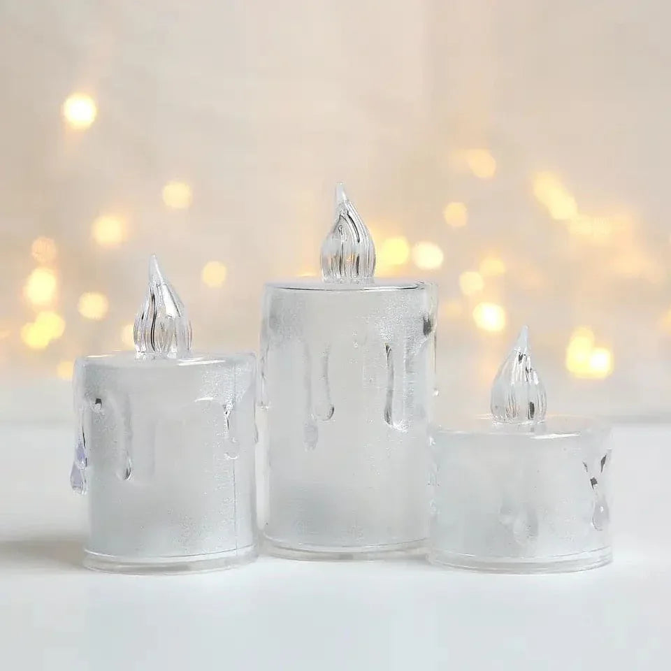 Acrylic LED Candle Lamp with Realistic Glow