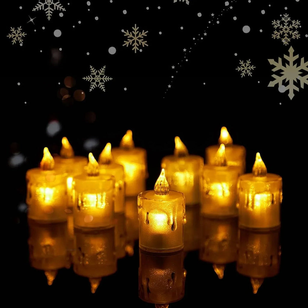 Acrylic LED Candle Lamp with Realistic Glow