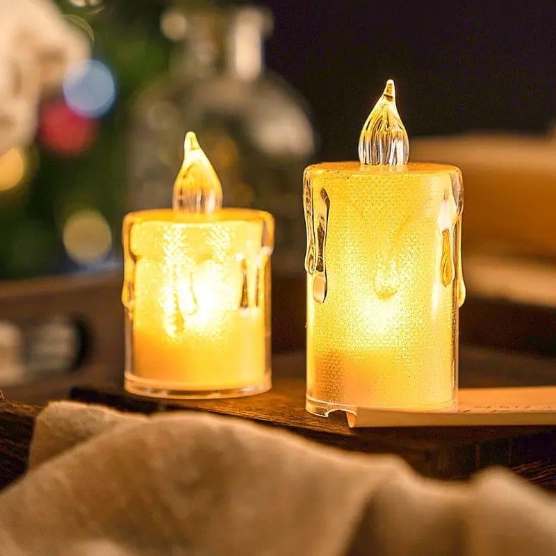 Acrylic LED Candle Lamp with Realistic Glow