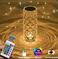 Crystal Diamond Table Lamp with RGB Touch Sensor