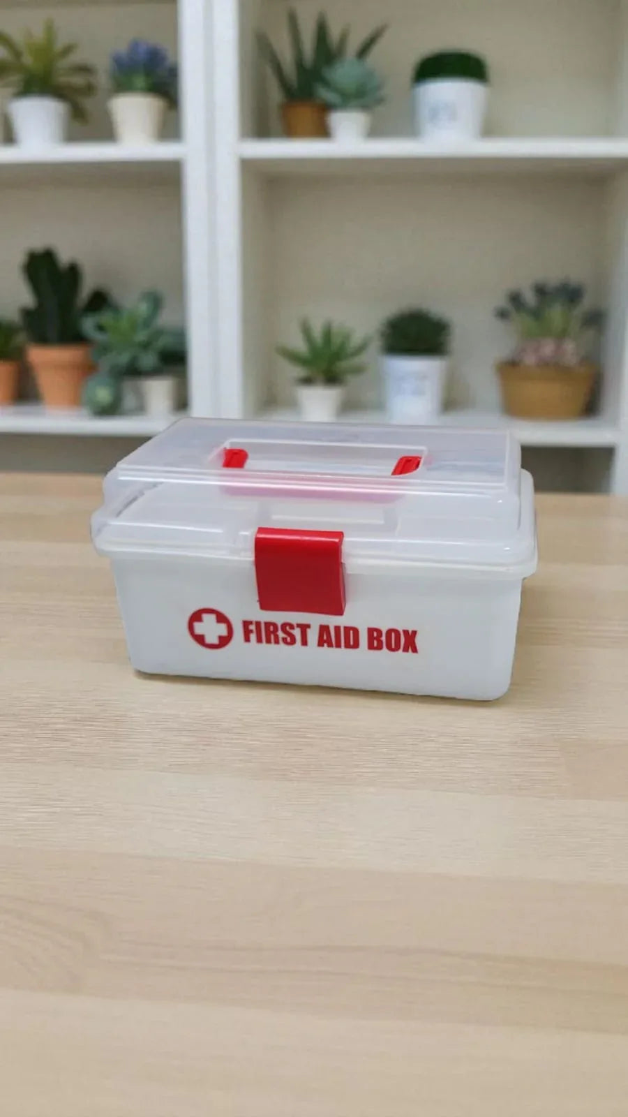 First Aid Kit Box Compact & Organized