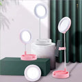 Foldable Selfie Stick with Ring Light - Adjustable & Portable