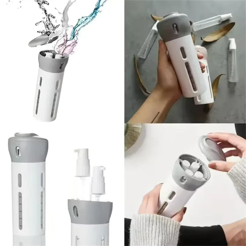 Multi Compartment Toiletry Bottle for Travel