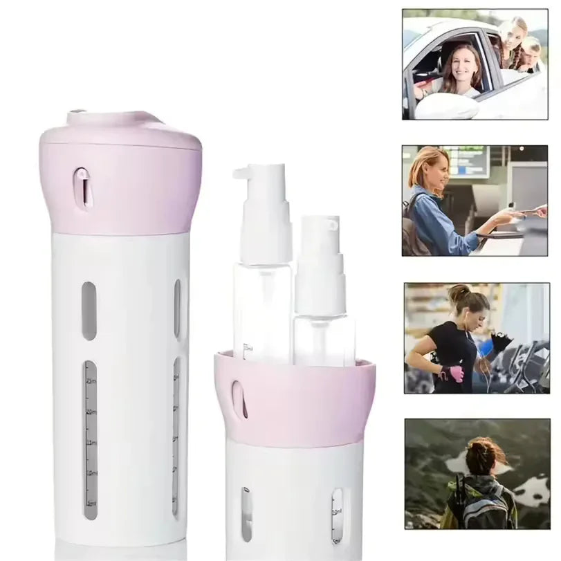 Multi Compartment Toiletry Bottle for Travel