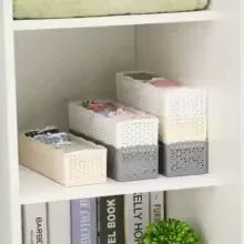 Organizer Wardrobe Storage Baskets Set