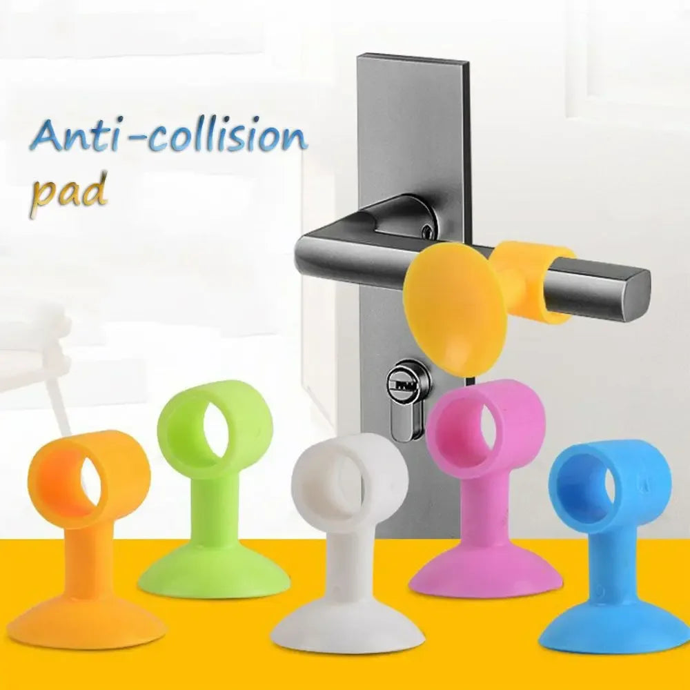 Pack of 5 Silicone Door Handle Stopper Pads