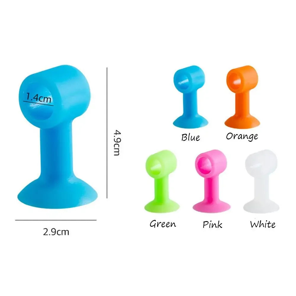 Pack of 5 Silicone Door Handle Stopper Pads