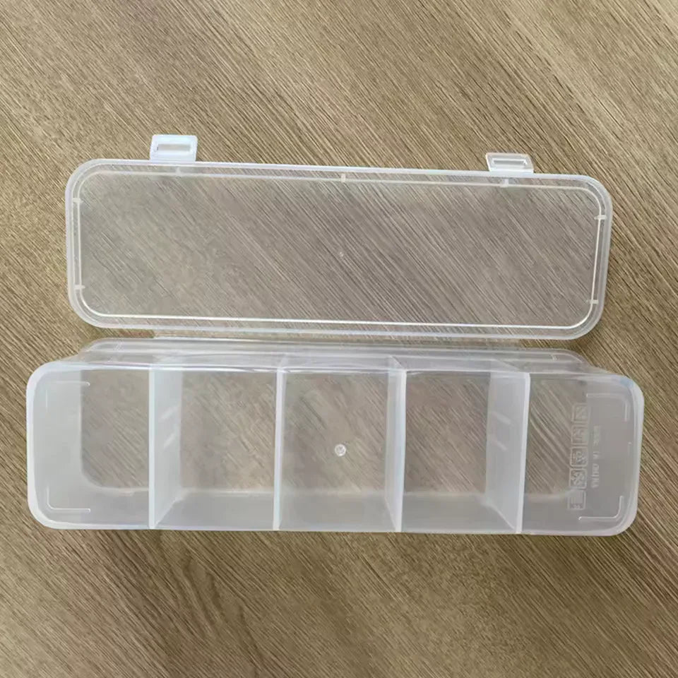 Plastic Jewelry Storage Box with Compartments