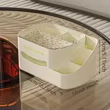 Premium Plastic Storage Box with Multi-Use Organizer