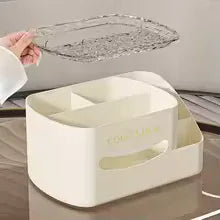 Premium Plastic Storage Box with Multi-Use Organizer