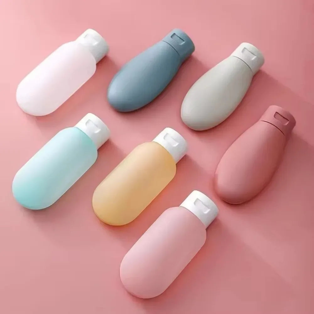 Portable Lotion Container Pack of 3 - Refillable Bottles