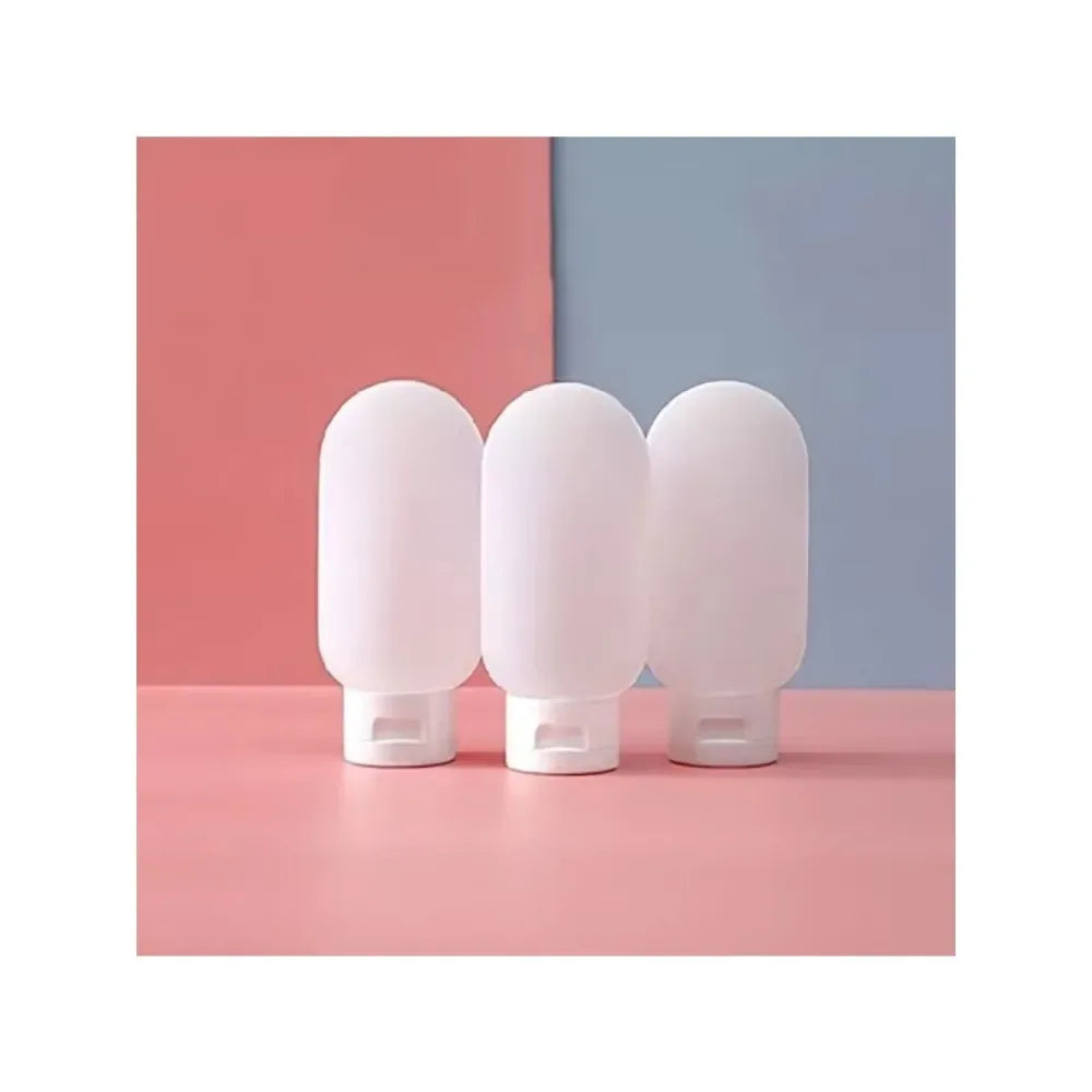 Portable Lotion Container Pack of 3 - Refillable Bottles
