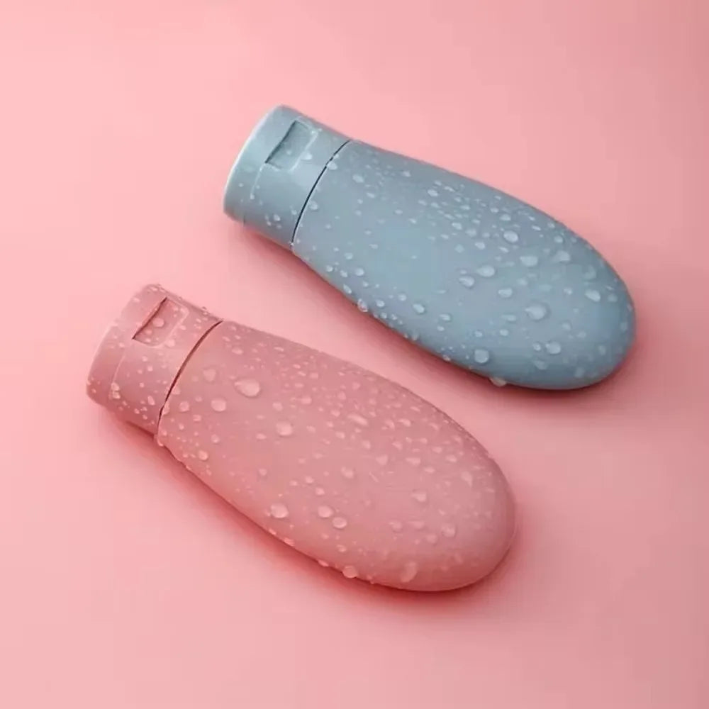 Portable Lotion Container Pack of 3 - Refillable Bottles