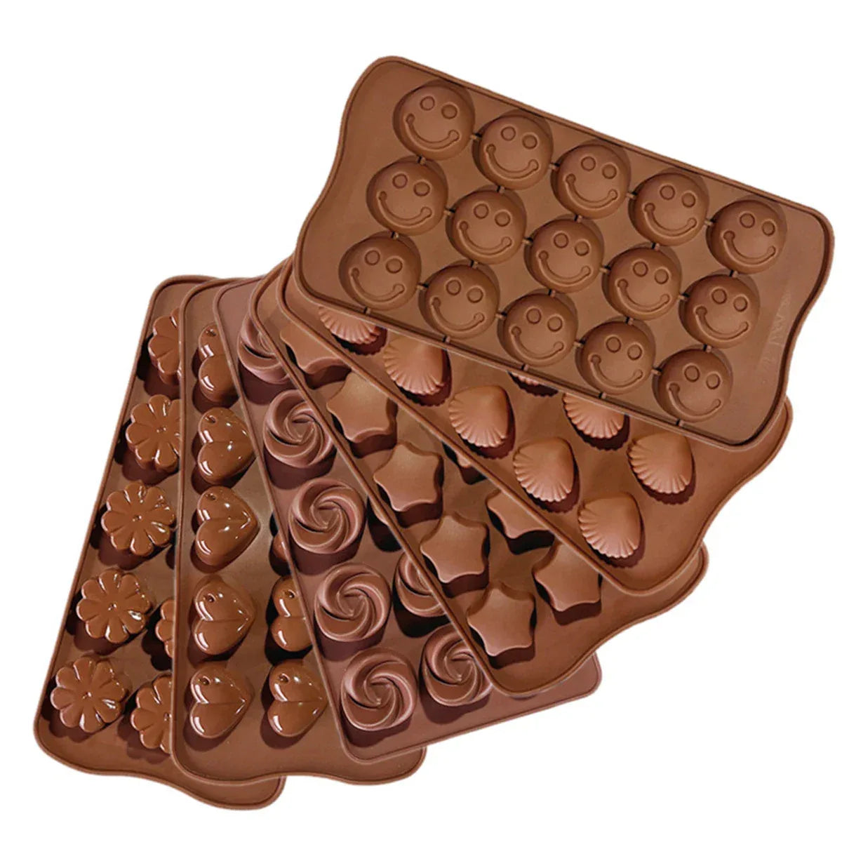 Silicone Chocolate Mold Flexible (Random design)