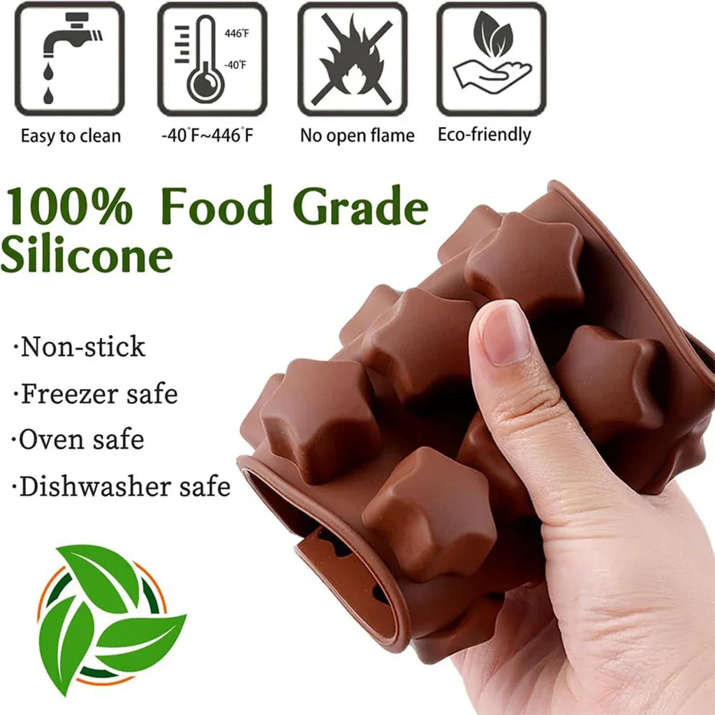 Silicone Chocolate Mold Flexible (Random design)