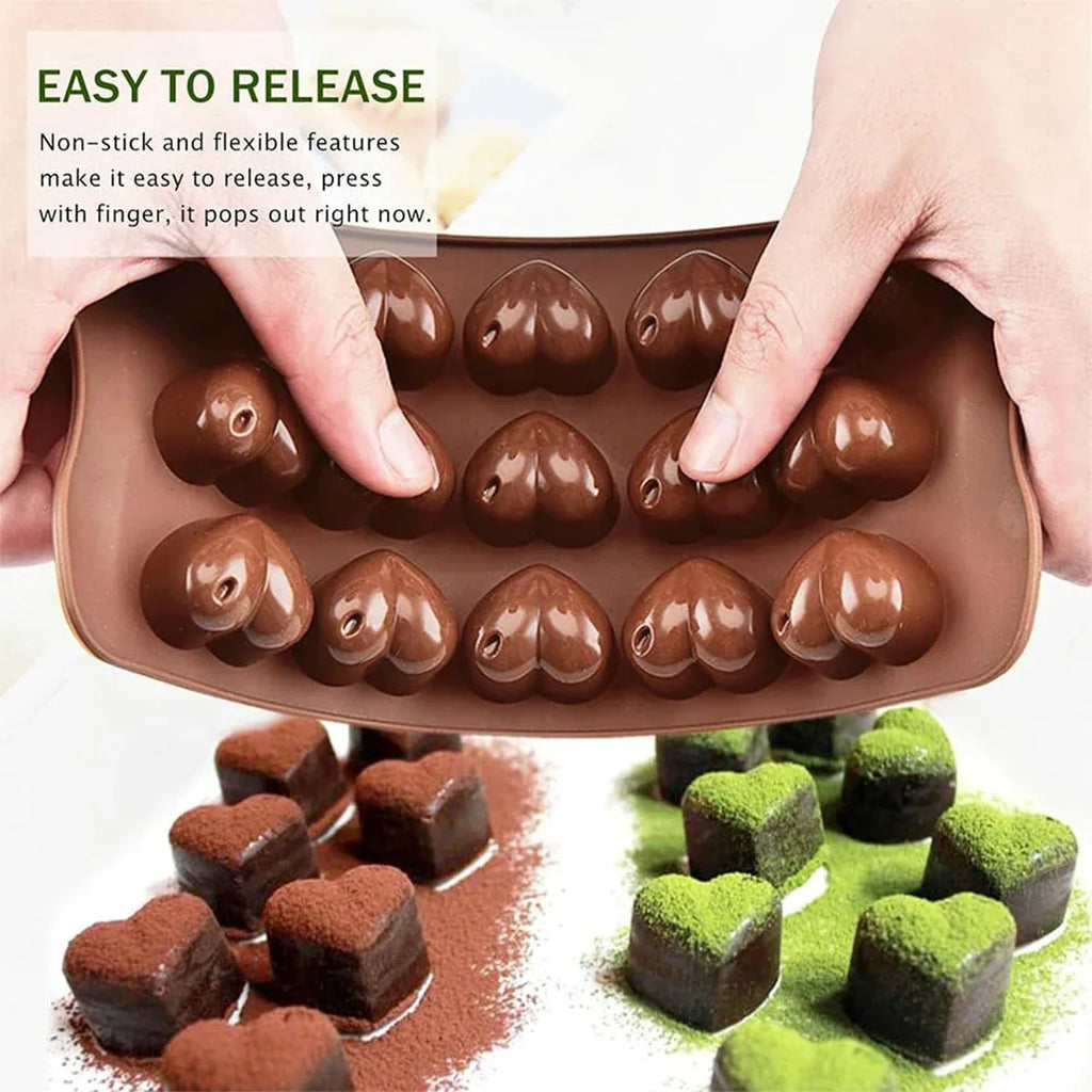 Silicone Chocolate Mold Flexible (Random design)